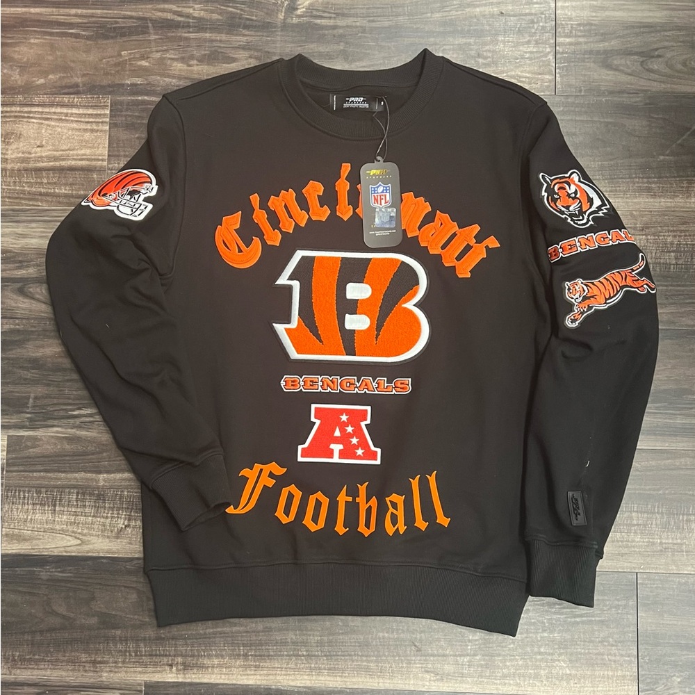 Pro Standard NFL Cincinnati Bengals Black Crew neck